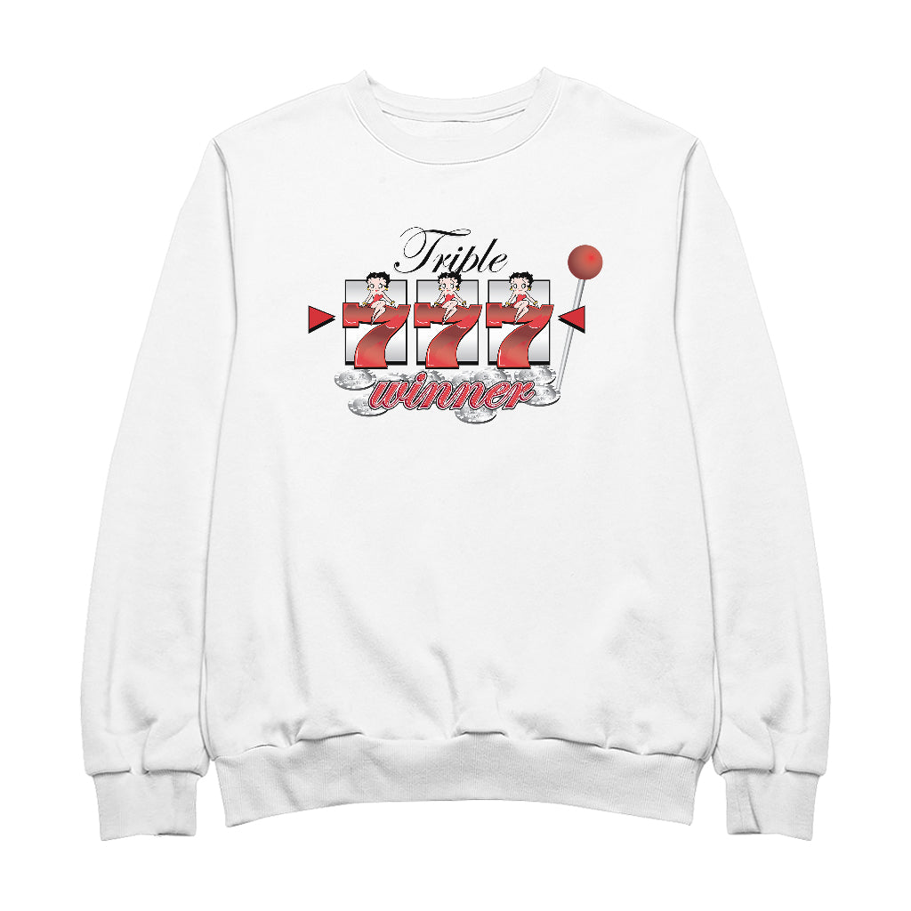 Betty Boop Triple Seven Winner Men's Sweatshirt