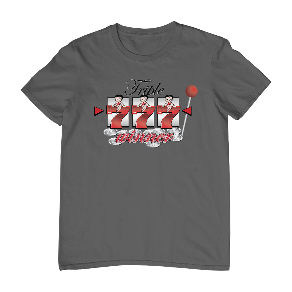 Betty Boop Triple Seven Winner Men's T-Shirt