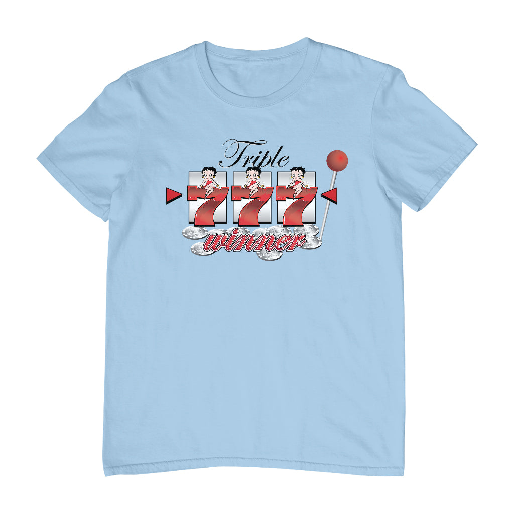 Betty Boop Triple Seven Winner Men's T-Shirt