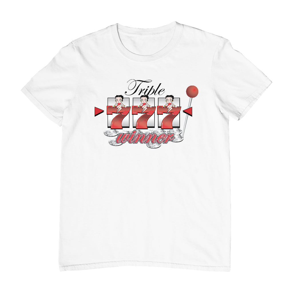 Betty Boop Triple Seven Winner Men's T-Shirt