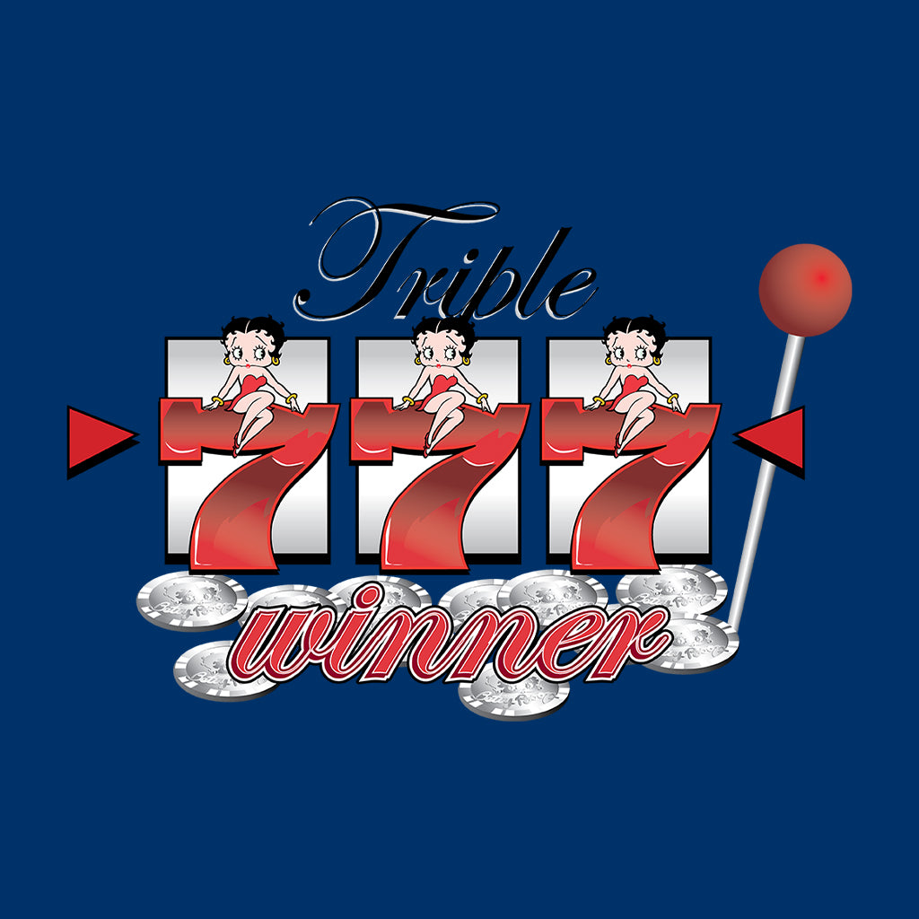 Betty Boop Triple Seven Winner Kids T-Shirt
