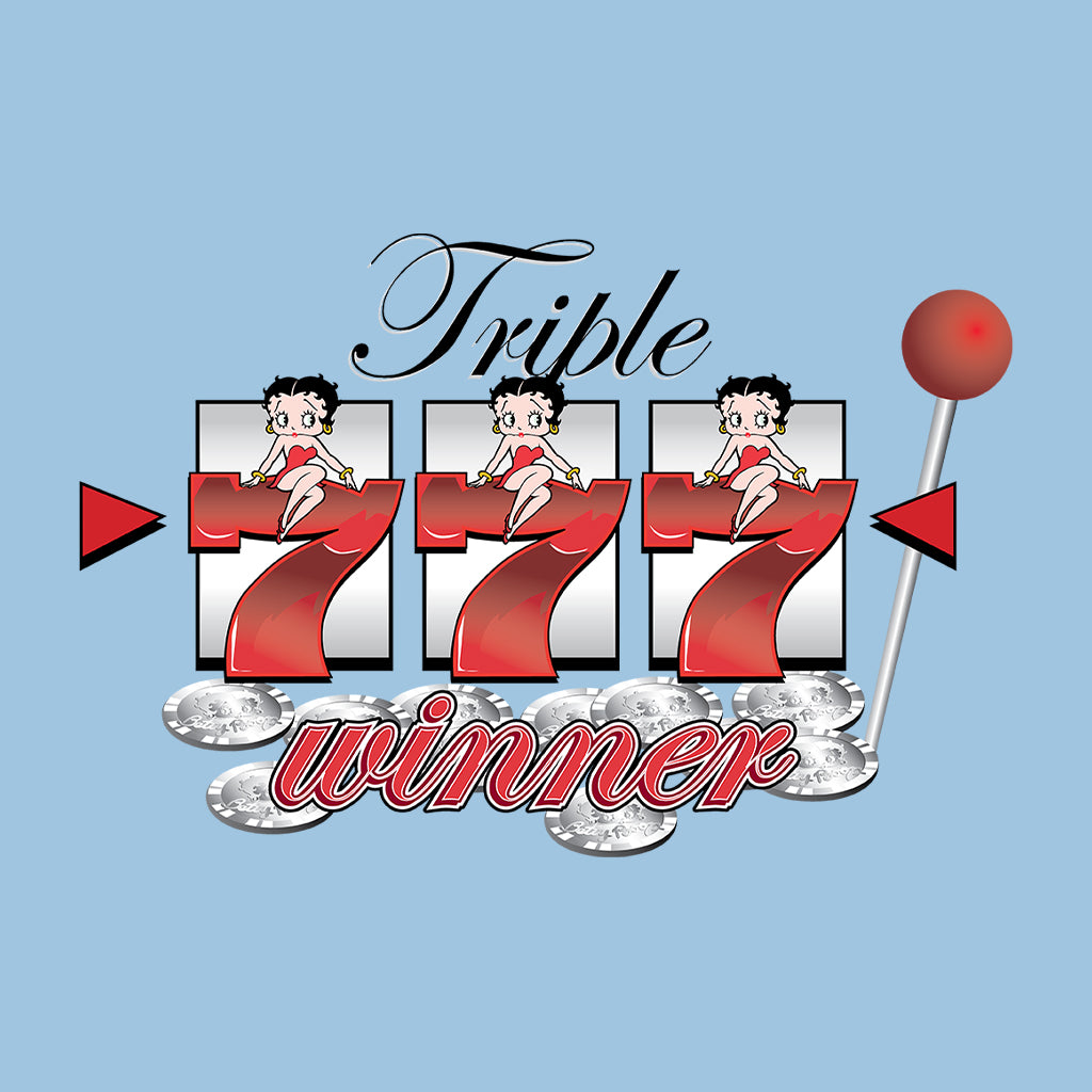 Betty Boop Triple Seven Winner Kids T-Shirt