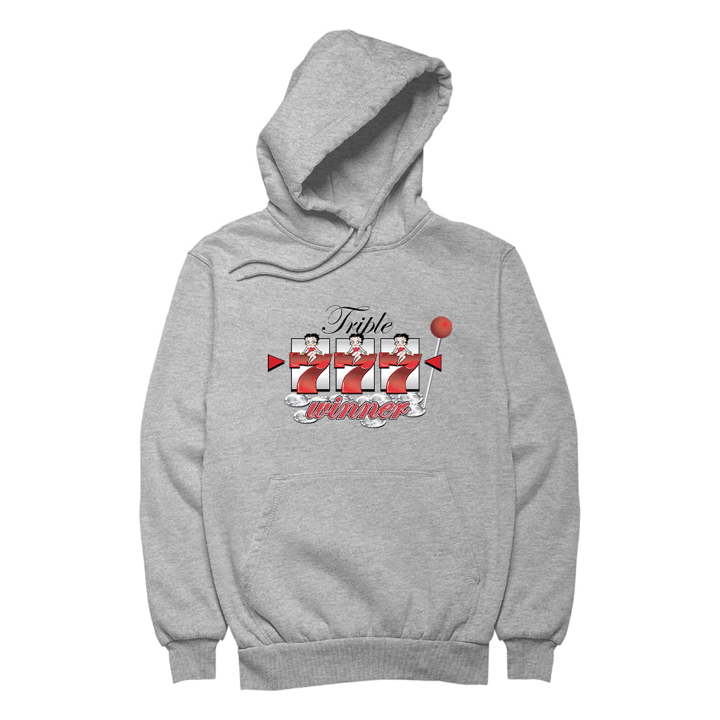 Betty Boop Triple Seven Winner Women's Hooded Sweatshirt