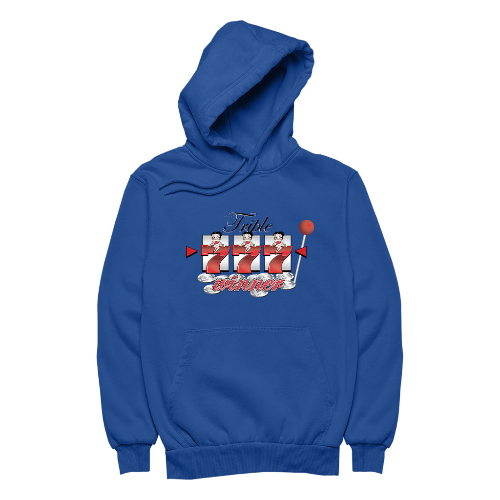 Betty Boop Triple Seven Winner Women's Hooded Sweatshirt