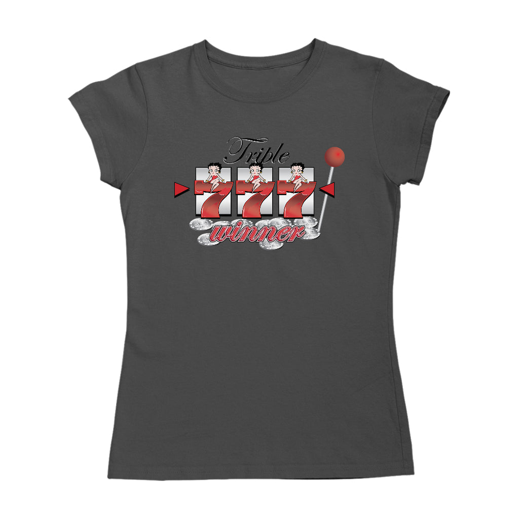 Betty Boop Triple Seven Winner Women's T-Shirt