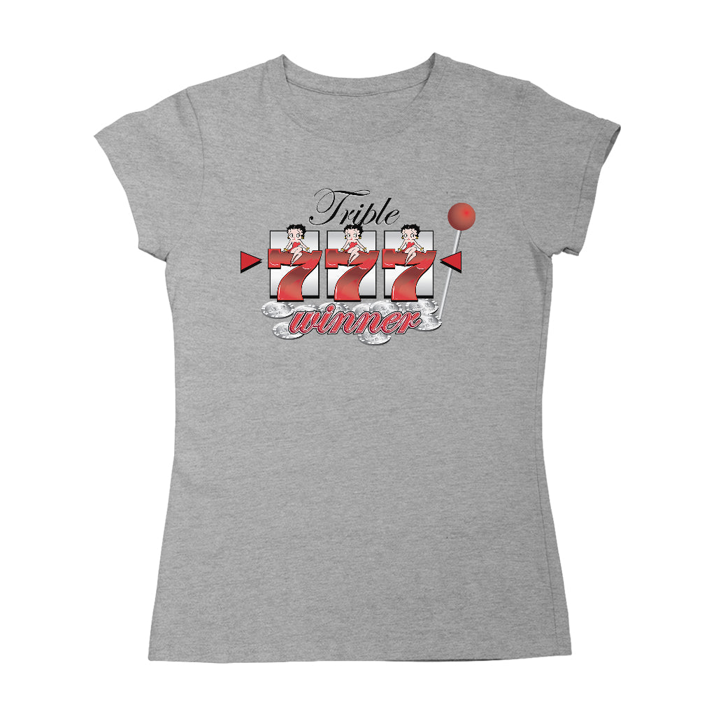 Betty Boop Triple Seven Winner Women's T-Shirt