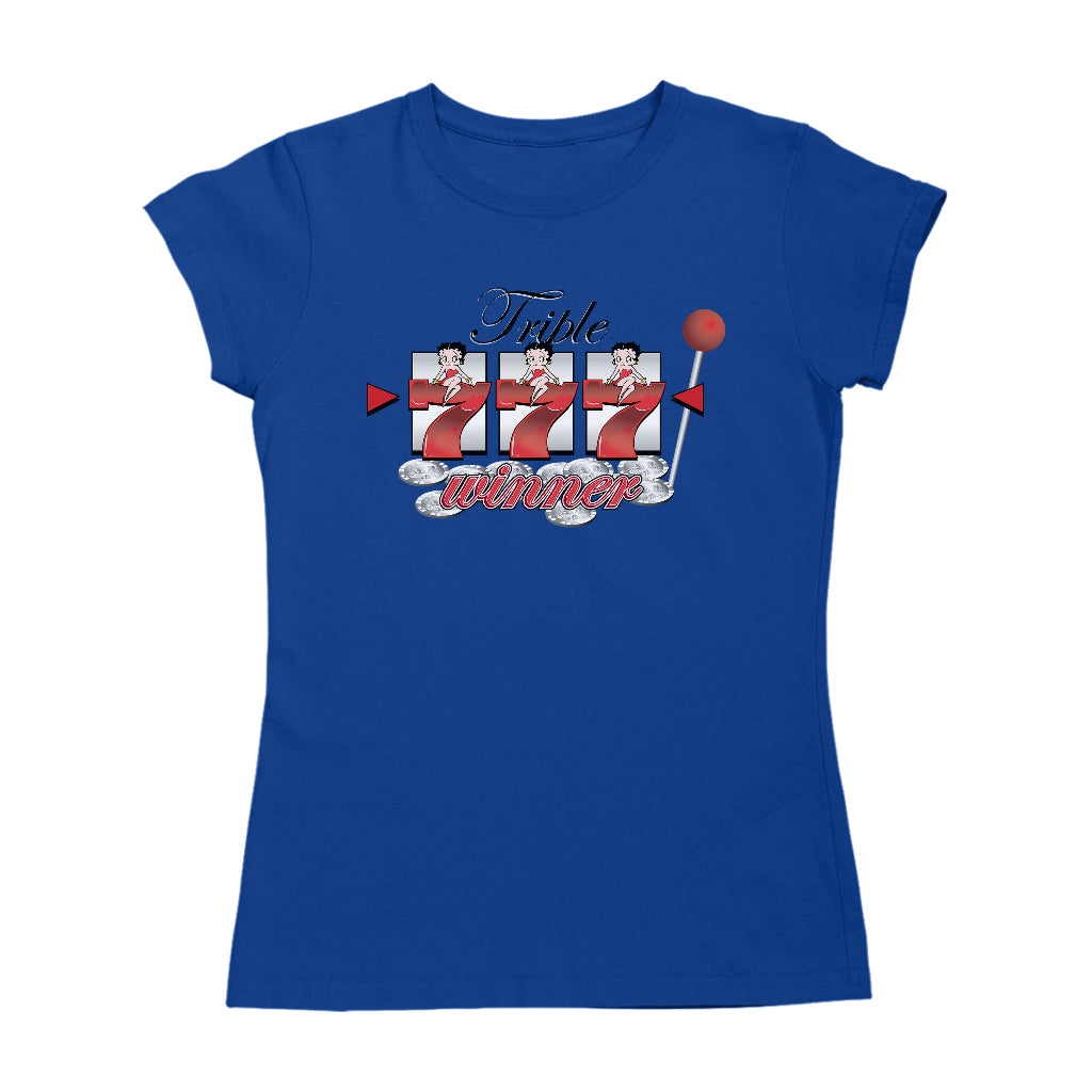 Betty Boop Triple Seven Winner Women's T-Shirt