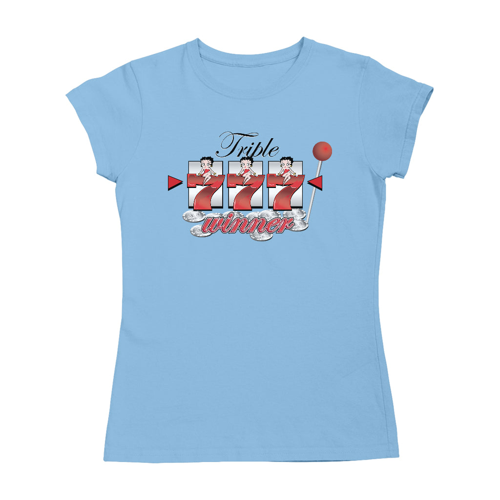 Betty Boop Triple Seven Winner Women's T-Shirt