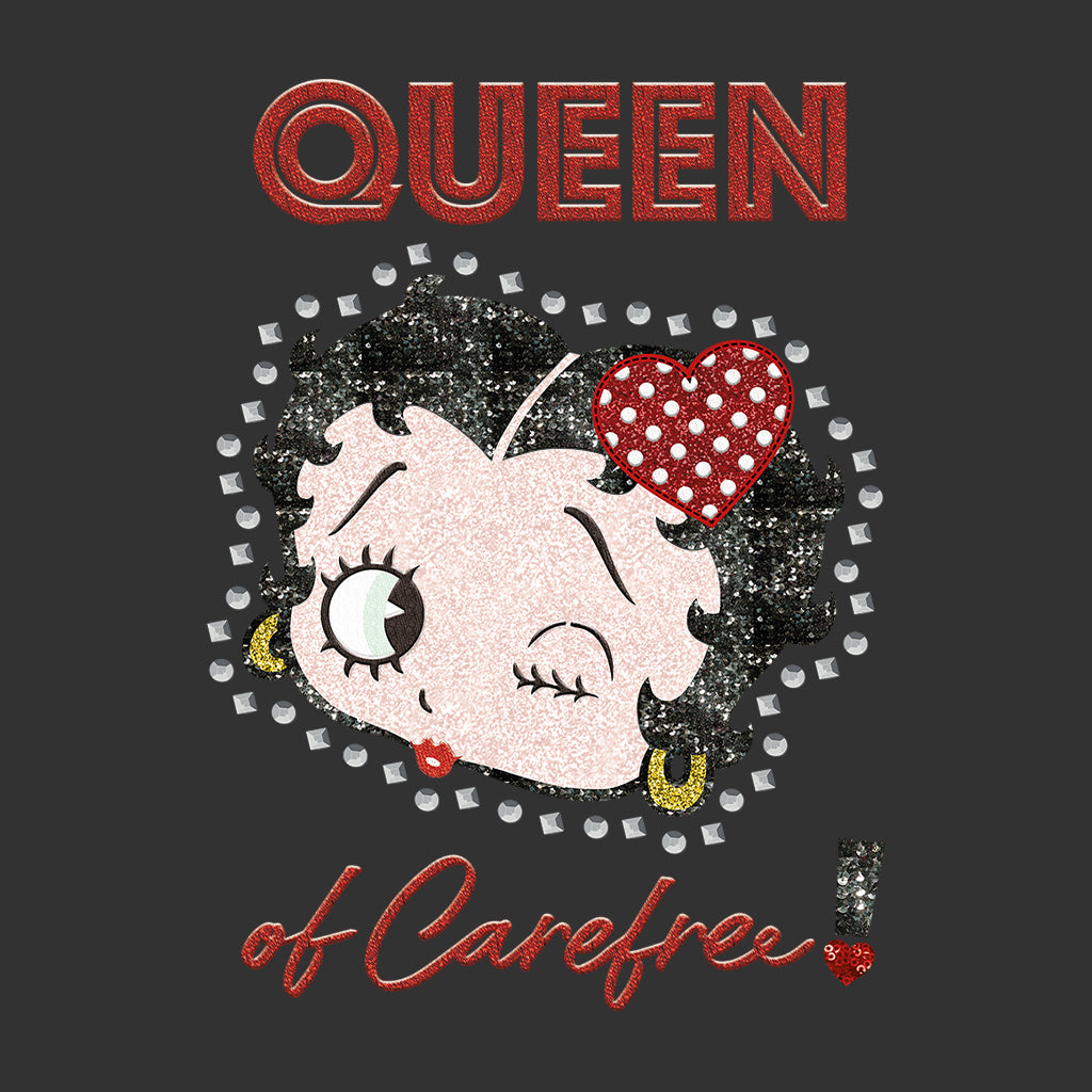 Betty Boop Queen Of Carefree! Kids T-Shirt