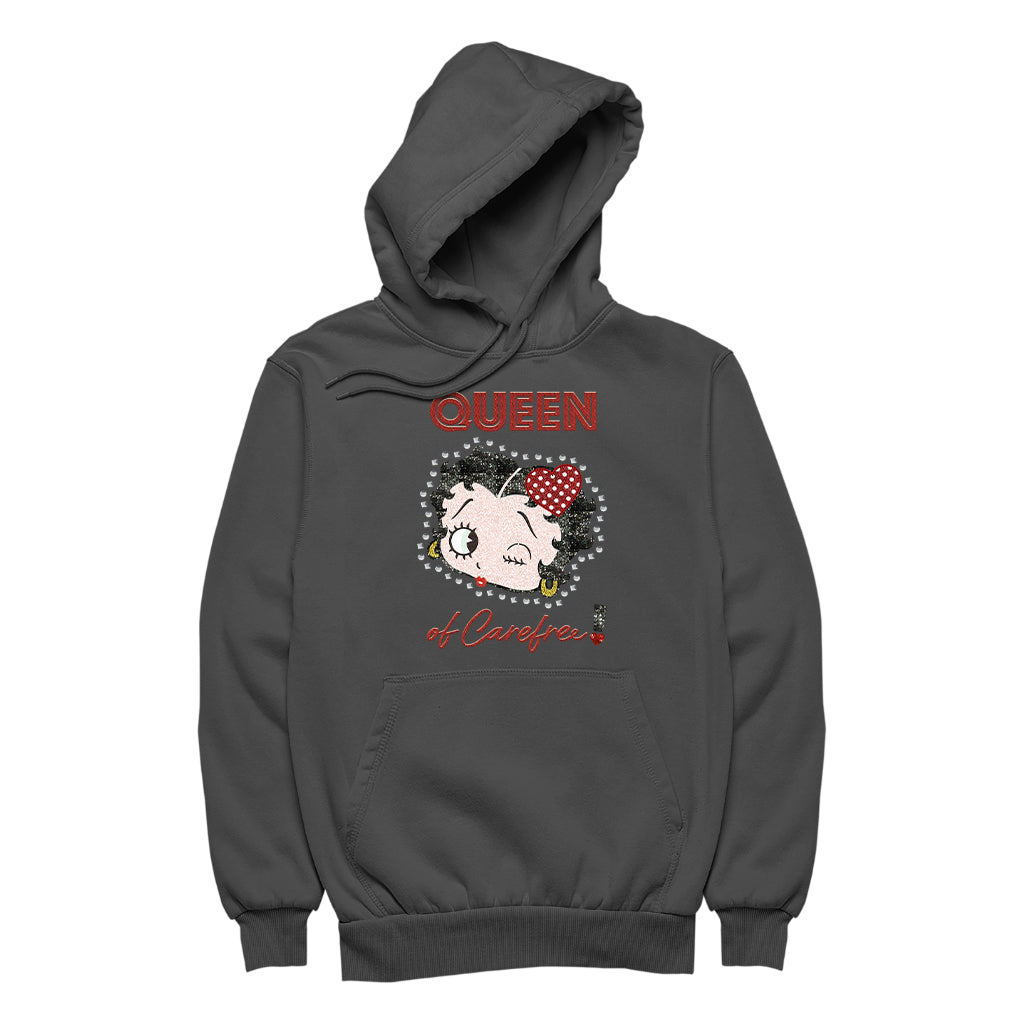 Betty Boop Queen Of Carefree! Men's Hooded Sweatshirt