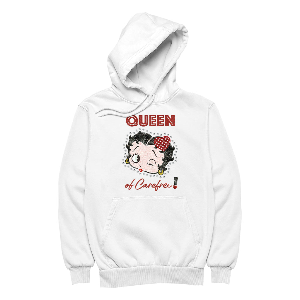 Betty Boop Queen Of Carefree! Men's Hooded Sweatshirt