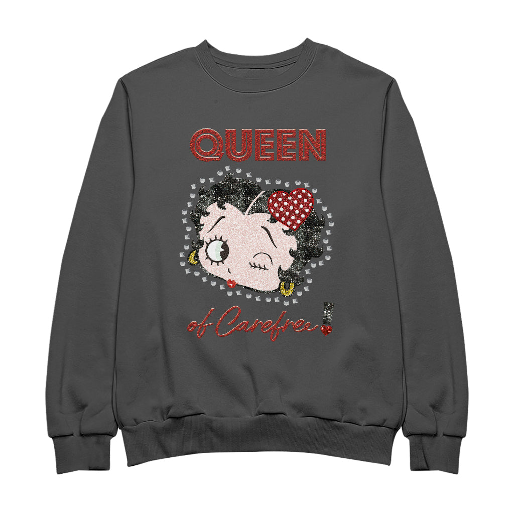 Betty Boop Queen Of Carefree! Men's Sweatshirt