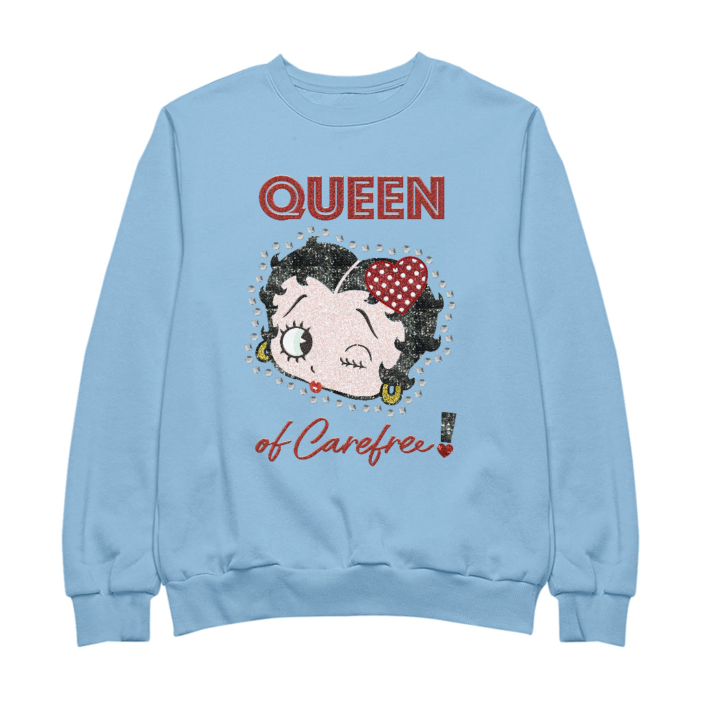Betty Boop Queen Of Carefree! Men's Sweatshirt