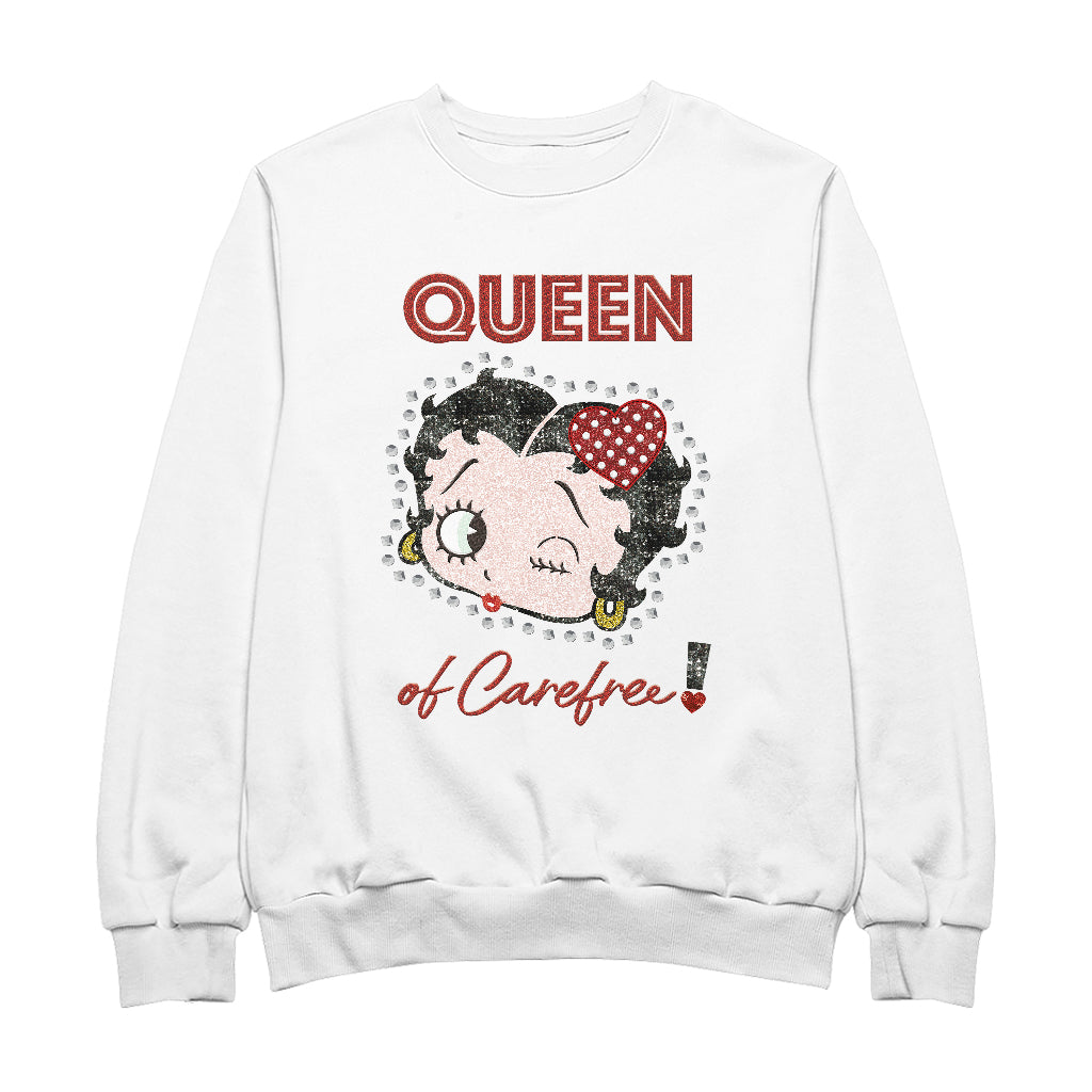 Betty Boop Queen Of Carefree! Men's Sweatshirt