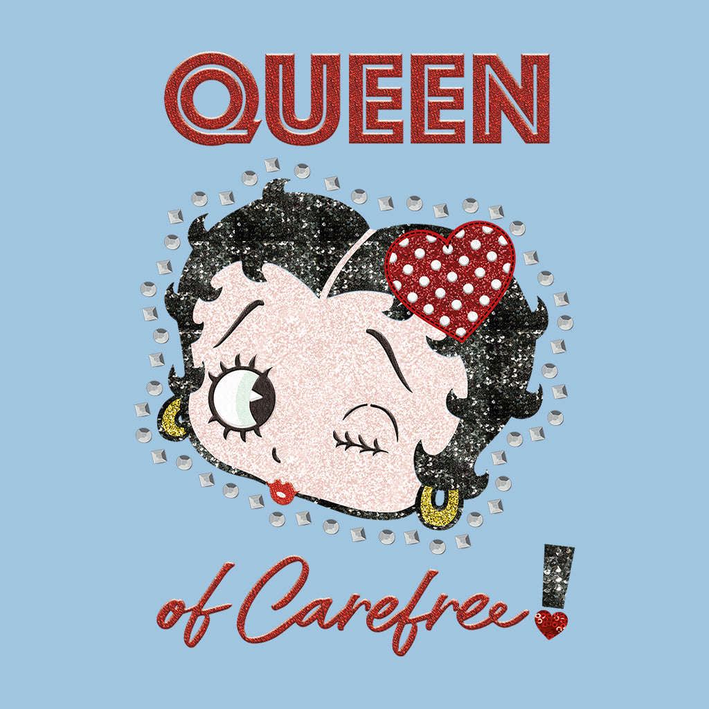 Betty Boop Queen Of Carefree! Kids T-Shirt