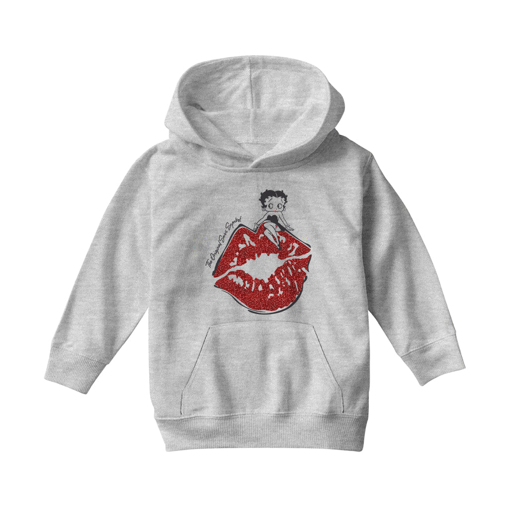 Betty Boop The Original Sass Symbol Kids Hooded Sweatshirt