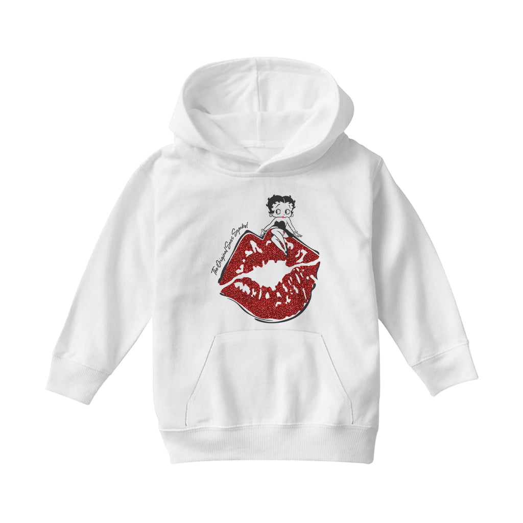 Betty Boop The Original Sass Symbol Kids Hooded Sweatshirt
