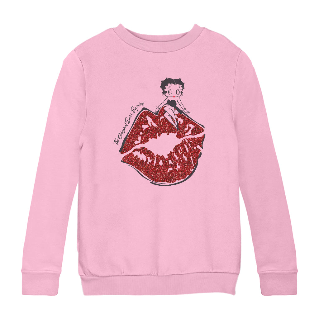 Betty Boop The Original Sass Symbol Kids Sweatshirt