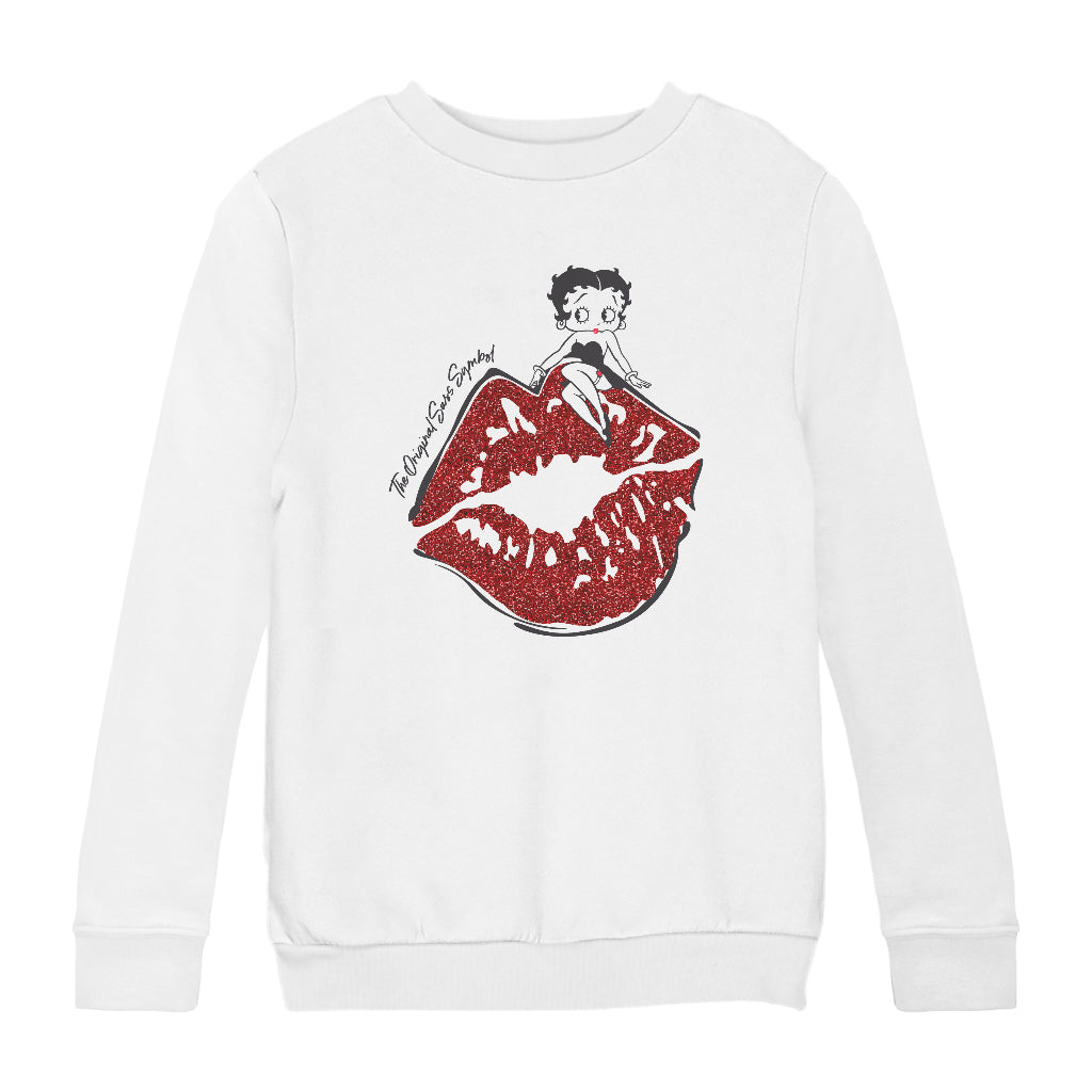 Betty Boop The Original Sass Symbol Kids Sweatshirt