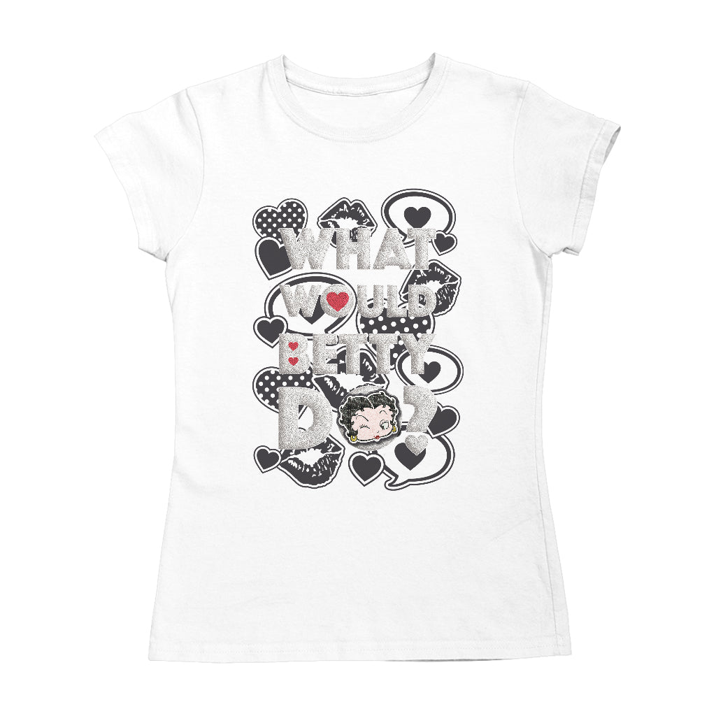 Betty Boop What Would Betty Do WWBD Women's T-Shirt