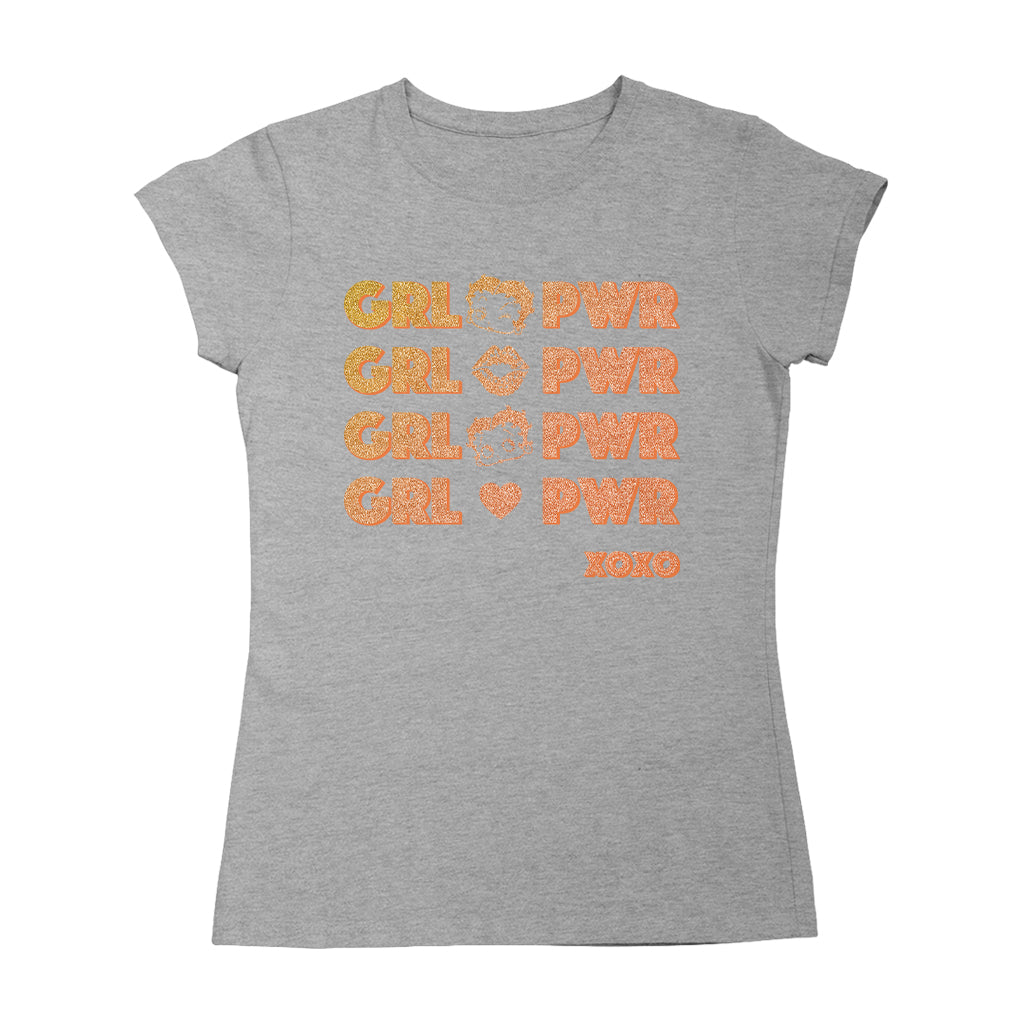 Betty Boop GRL PWR XOXO Women's T-Shirt