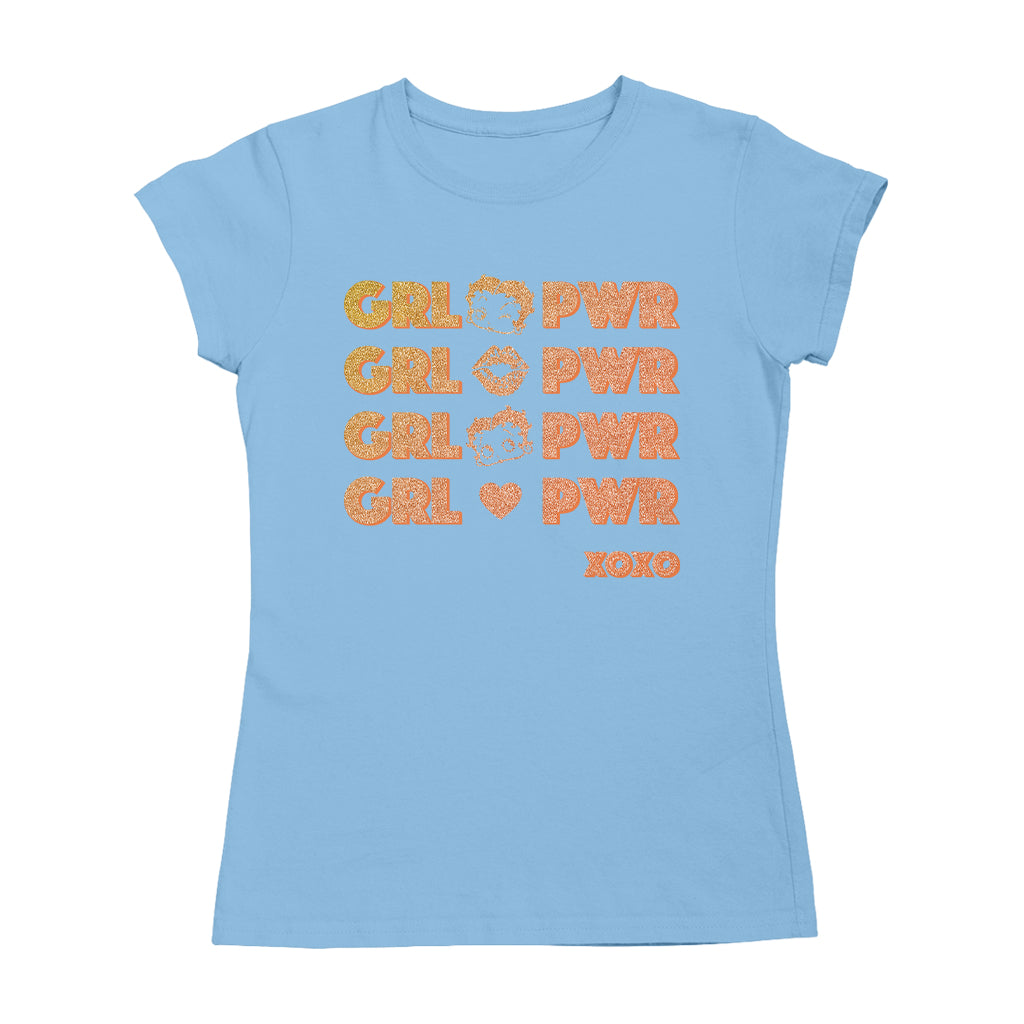 Betty Boop GRL PWR XOXO Women's T-Shirt