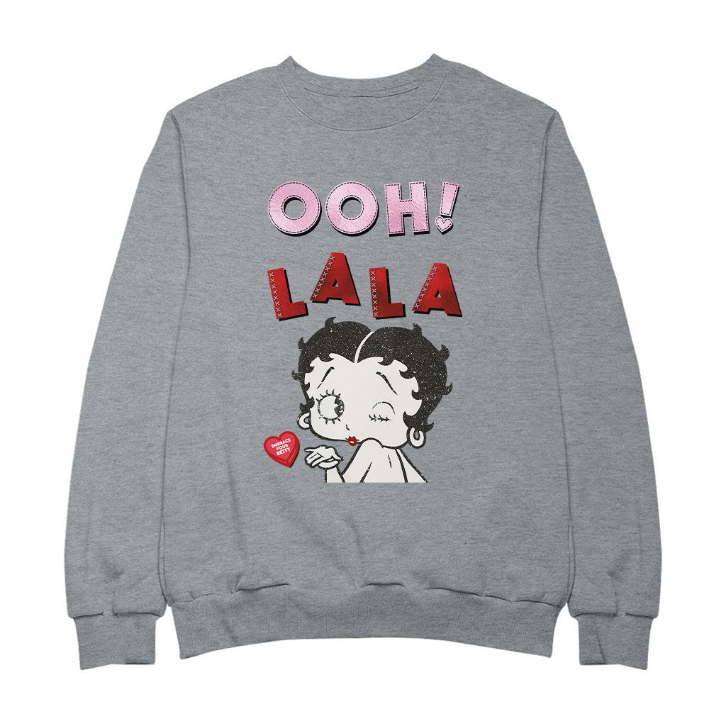 Betty Boop Ooh! La La Embrace Your Betty Men's Sweatshirt