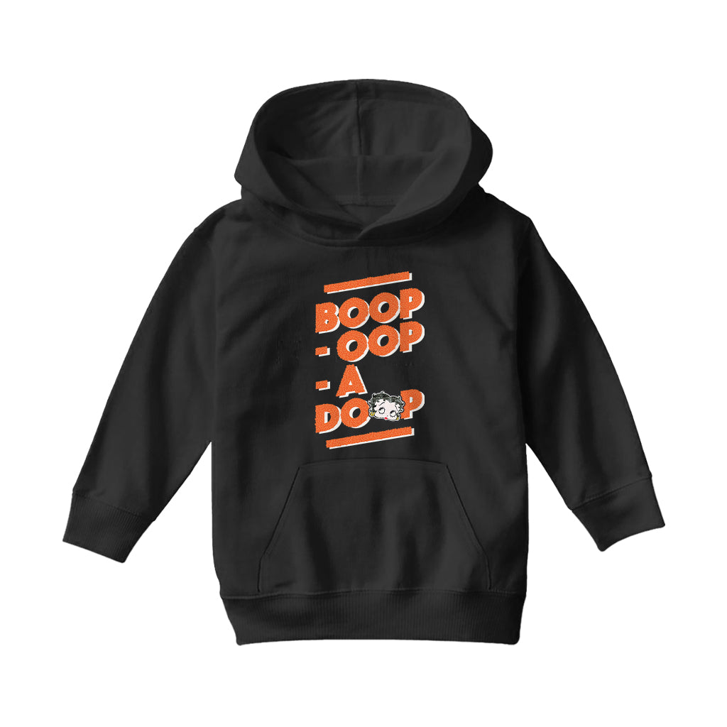 Betty Boop Boop Oop A Doop Kids Hooded Sweatshirt