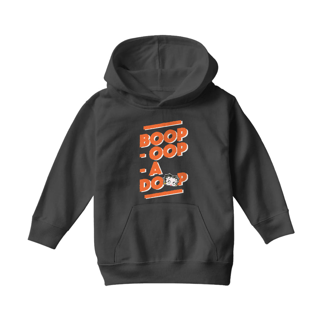Betty Boop Boop Oop A Doop Kids Hooded Sweatshirt
