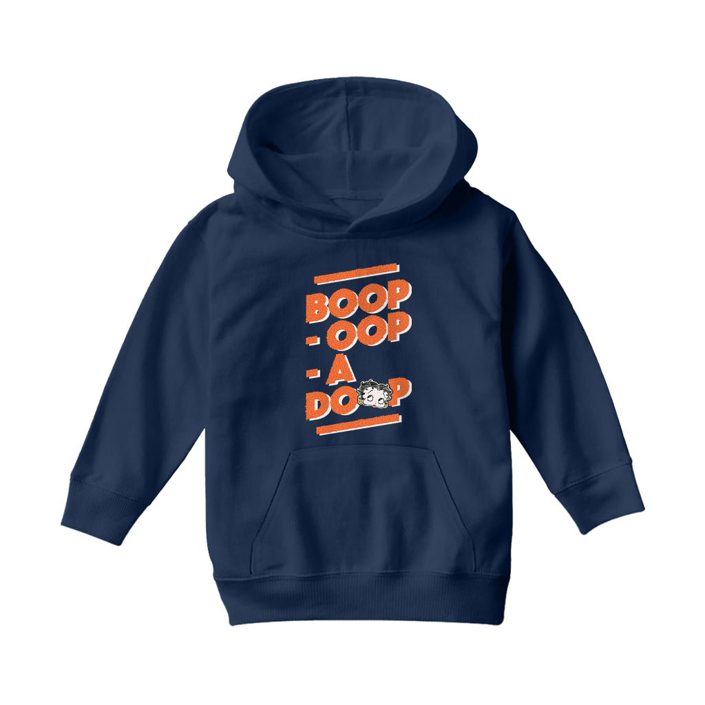 Betty Boop Boop Oop A Doop Kids Hooded Sweatshirt