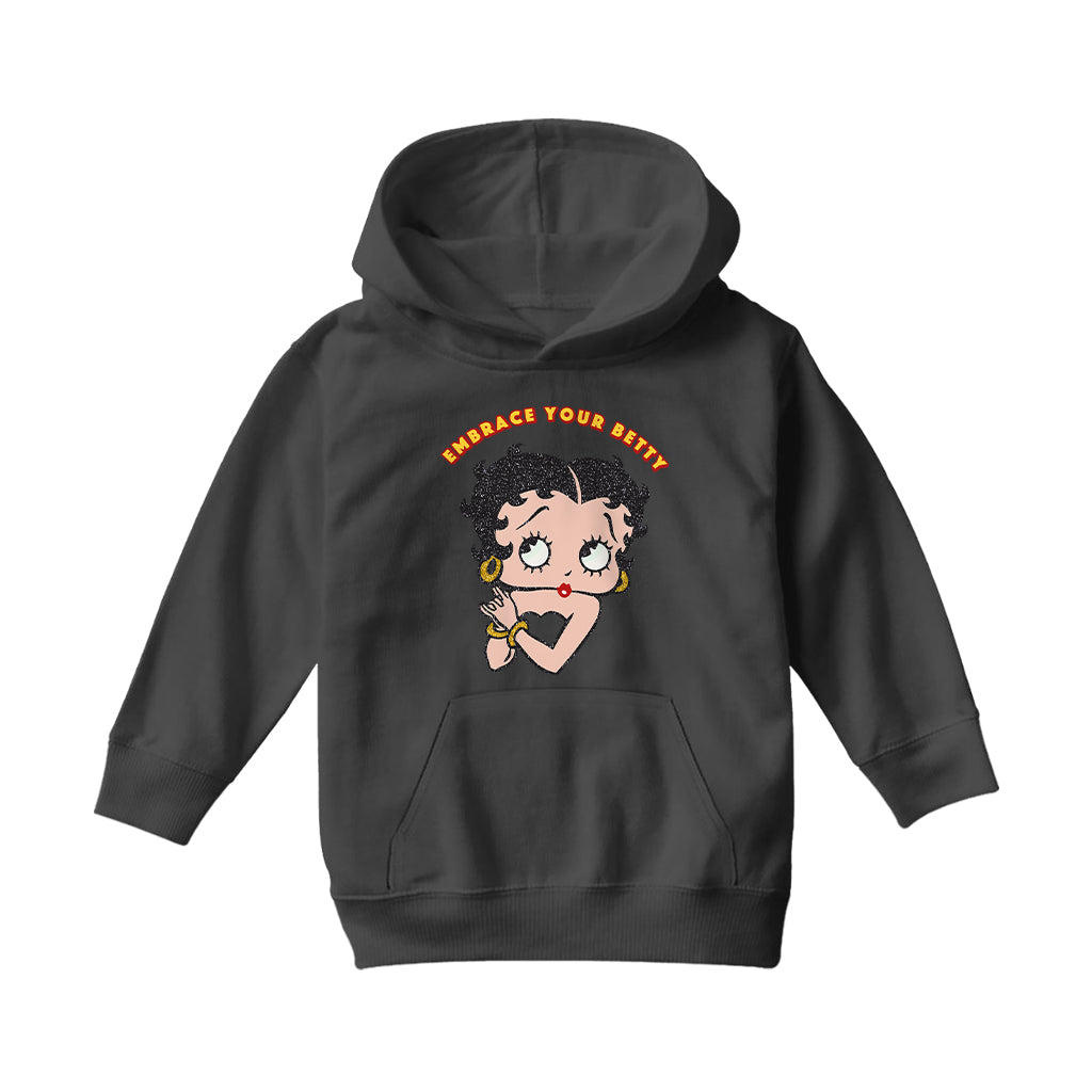 Betty Boop Embrace Your Betty Kids Hooded Sweatshirt