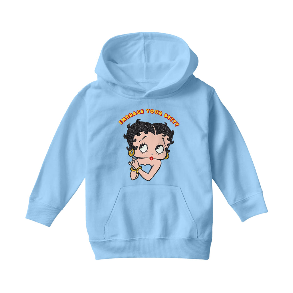Betty Boop Embrace Your Betty Kids Hooded Sweatshirt