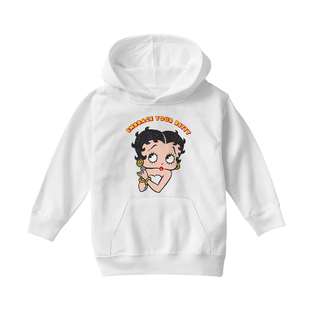 Betty Boop Embrace Your Betty Kids Hooded Sweatshirt