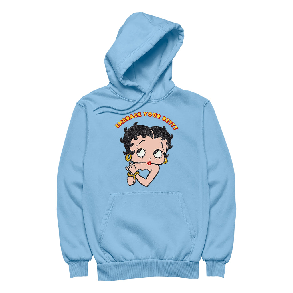 Betty Boop Embrace Your Betty Men's Hooded Sweatshirt