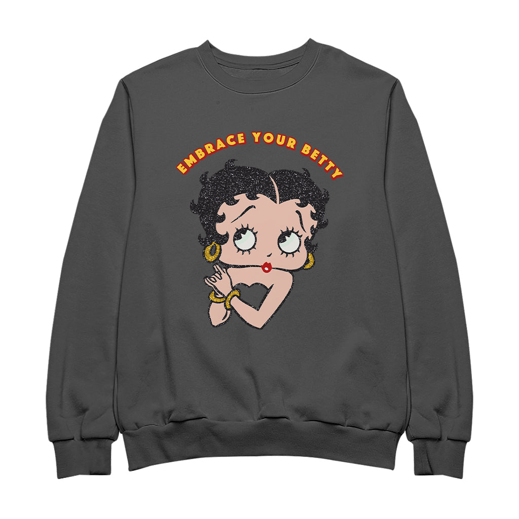 Betty Boop Embrace Your Betty Men's Sweatshirt