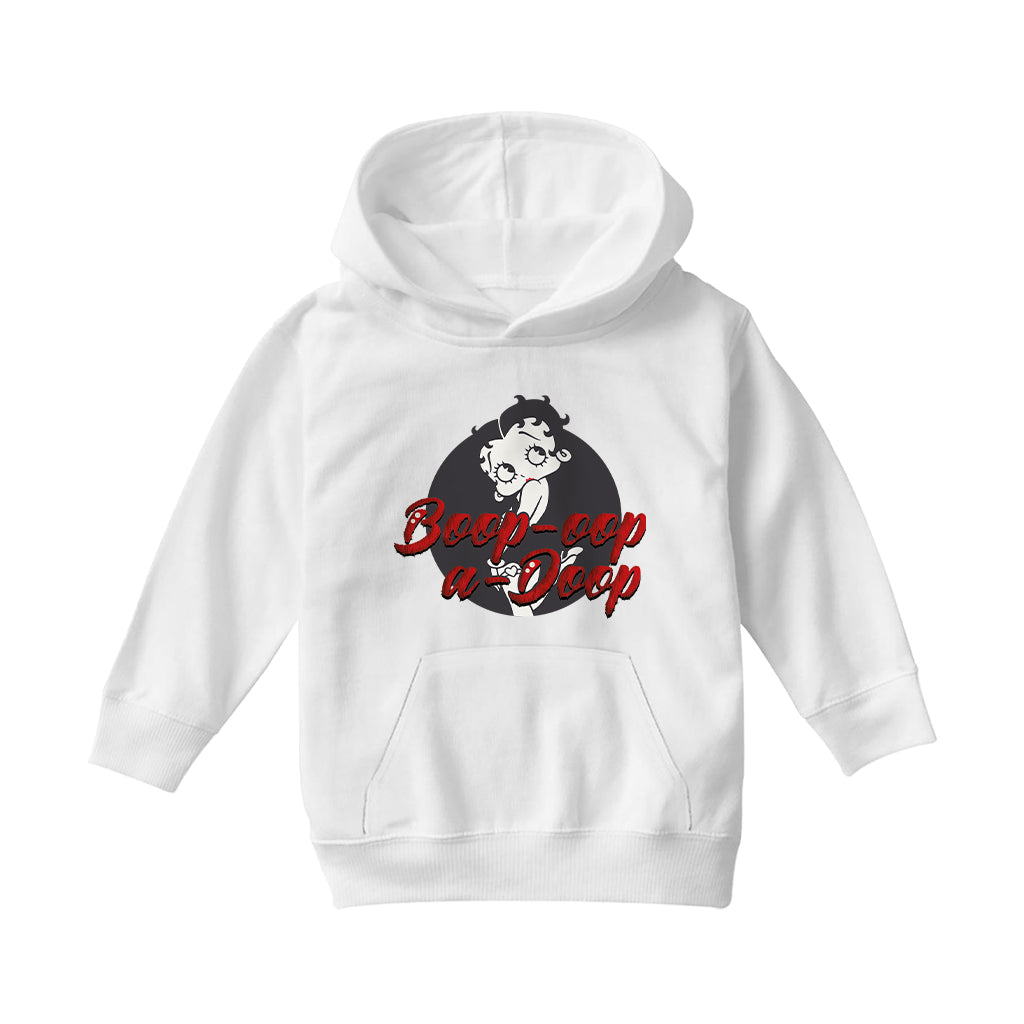 Betty Boop Boop-Oop-A-Doop Fur Style Kids Hooded Sweatshirt