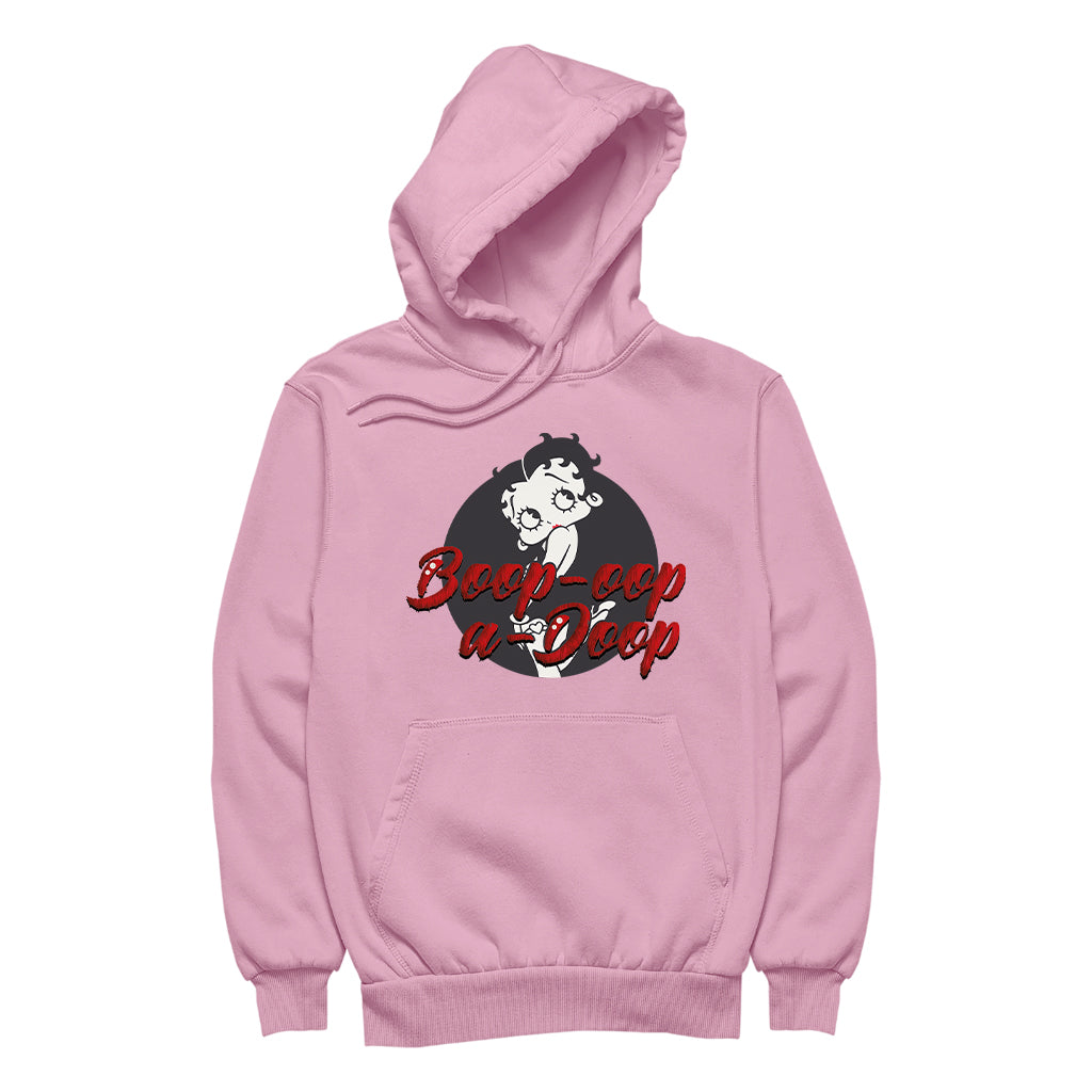 Betty Boop Boop-Oop-A-Doop Fur Style Women's Hooded Sweatshirt