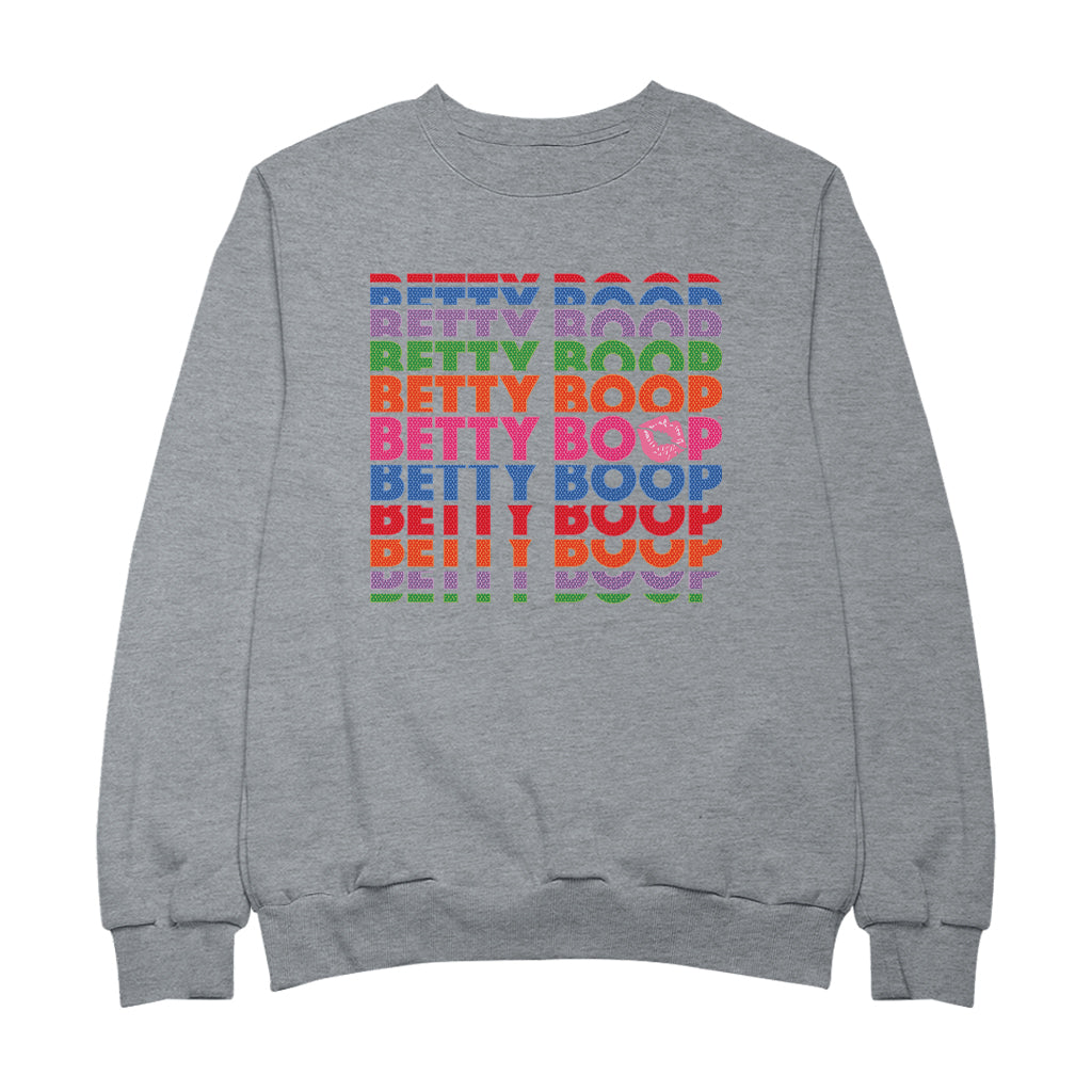 Betty Boop What Would Betty Do Hearts Men's Sweatshirt