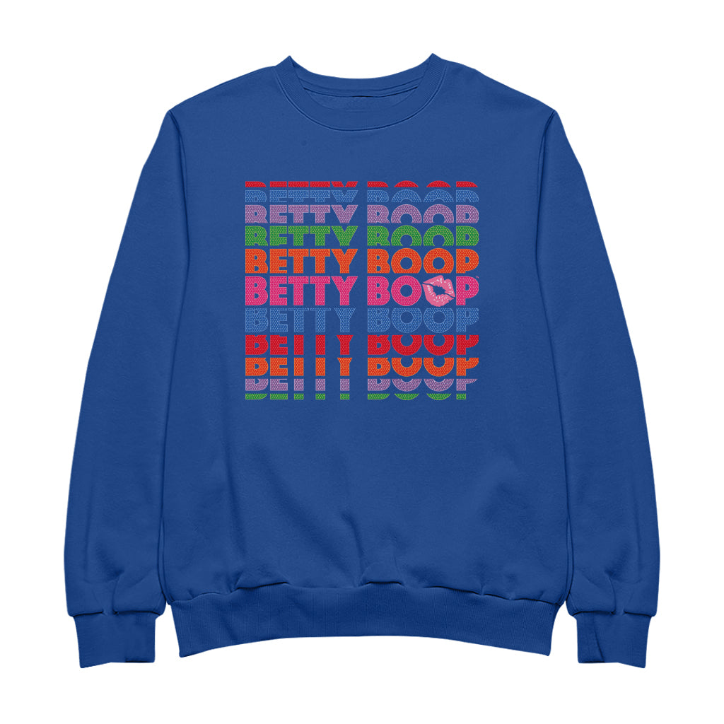 Betty Boop What Would Betty Do Hearts Men's Sweatshirt