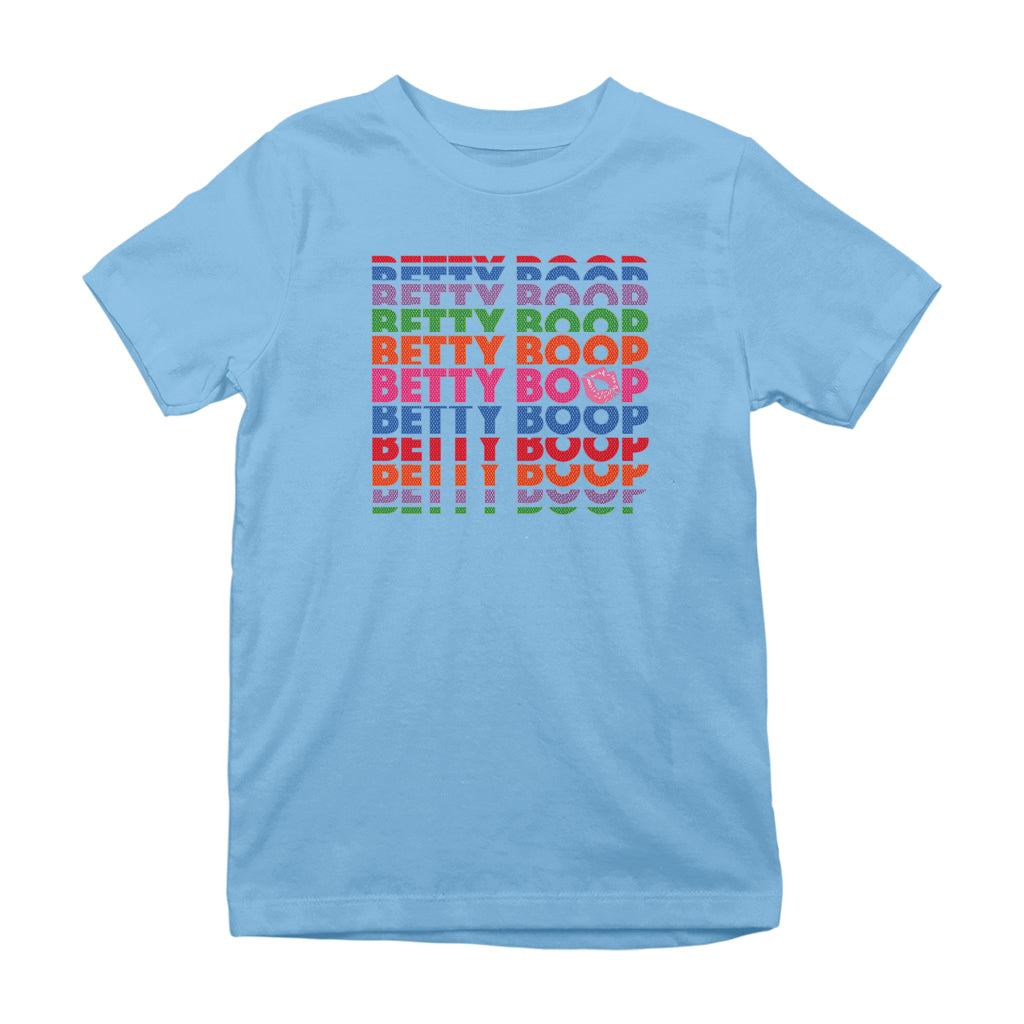 Betty Boop Multicoloured Rainbow Betty Boop Kids T-Shirt