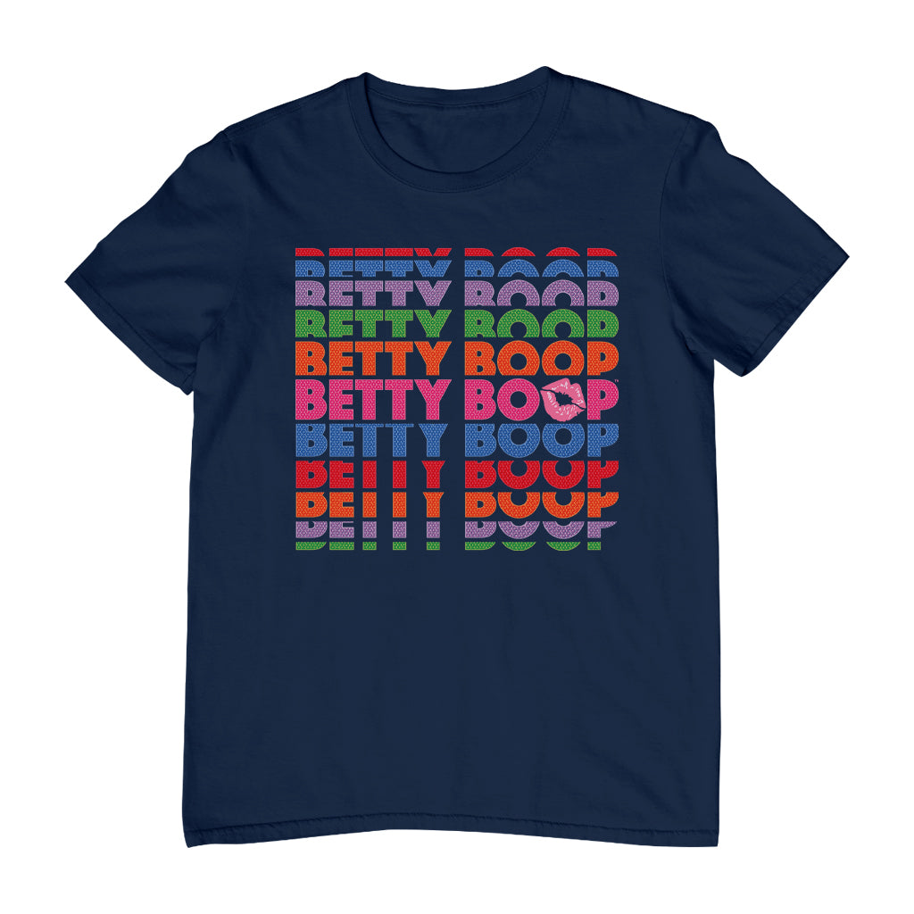Betty Boop Multicoloured Rainbow Betty Boop Men's T-Shirt