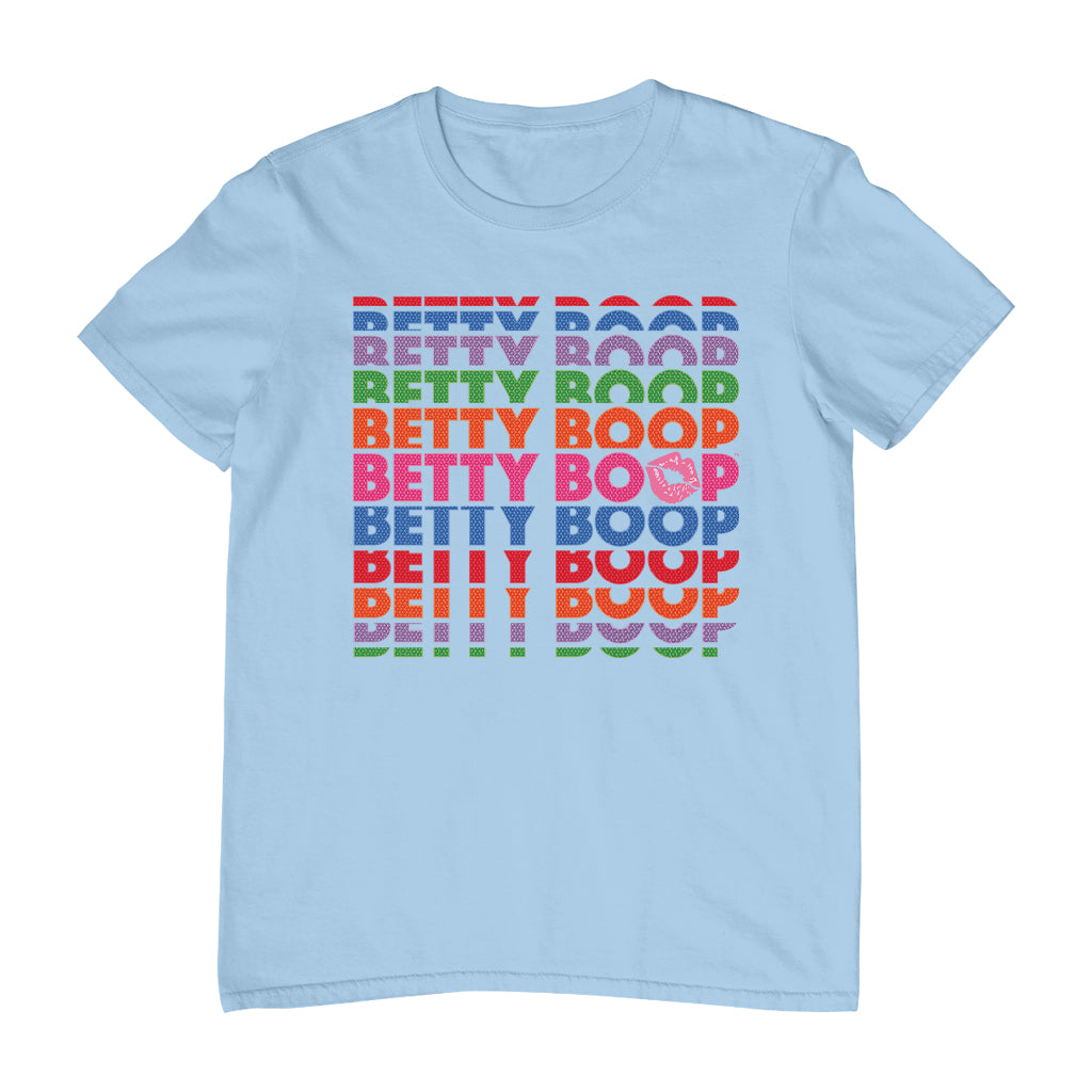 Betty Boop Multicoloured Rainbow Betty Boop Men's T-Shirt