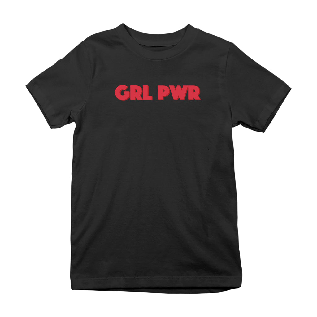 Betty Boop GRL PWR Red Bold Kids T-Shirt