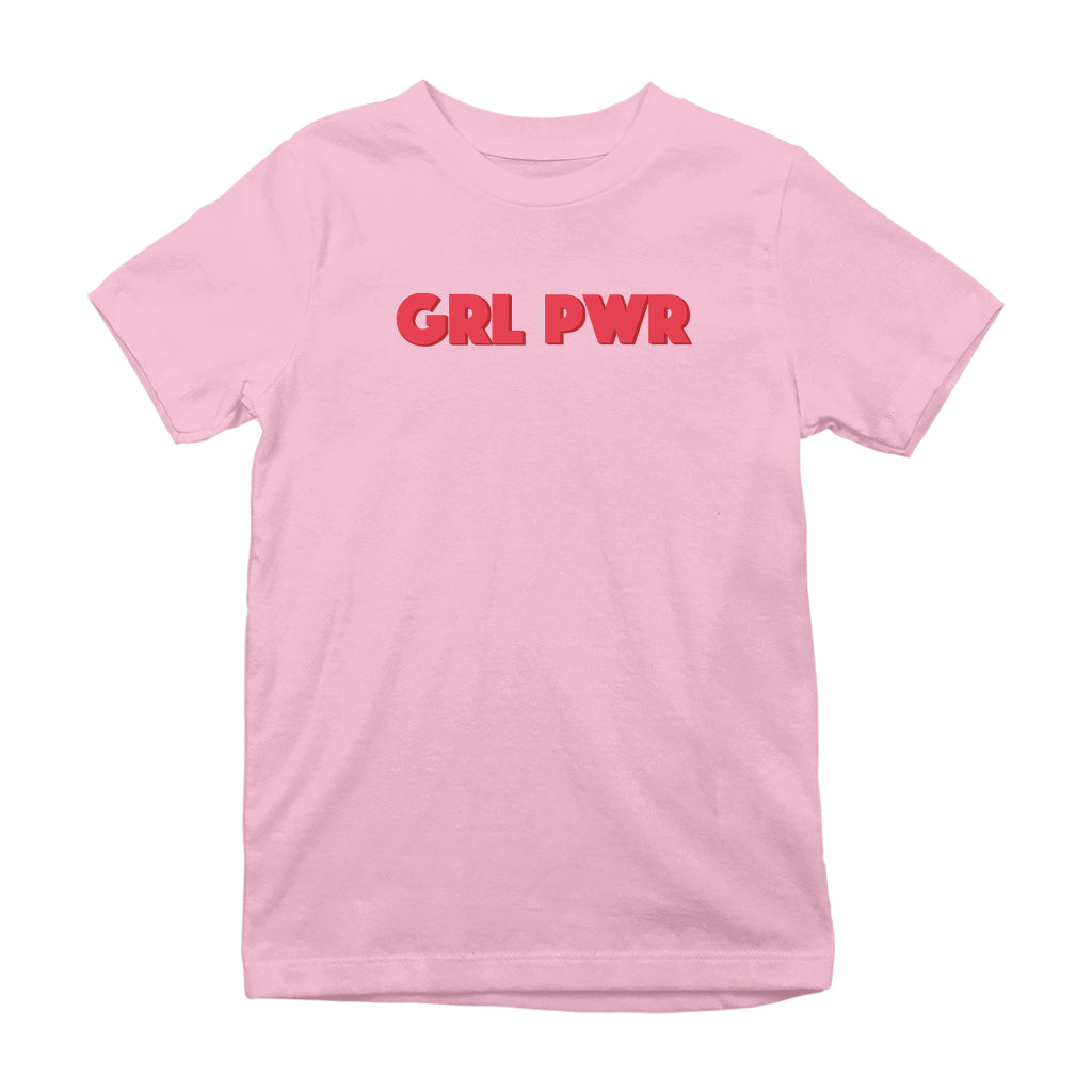 Betty Boop GRL PWR Red Bold Kids T-Shirt