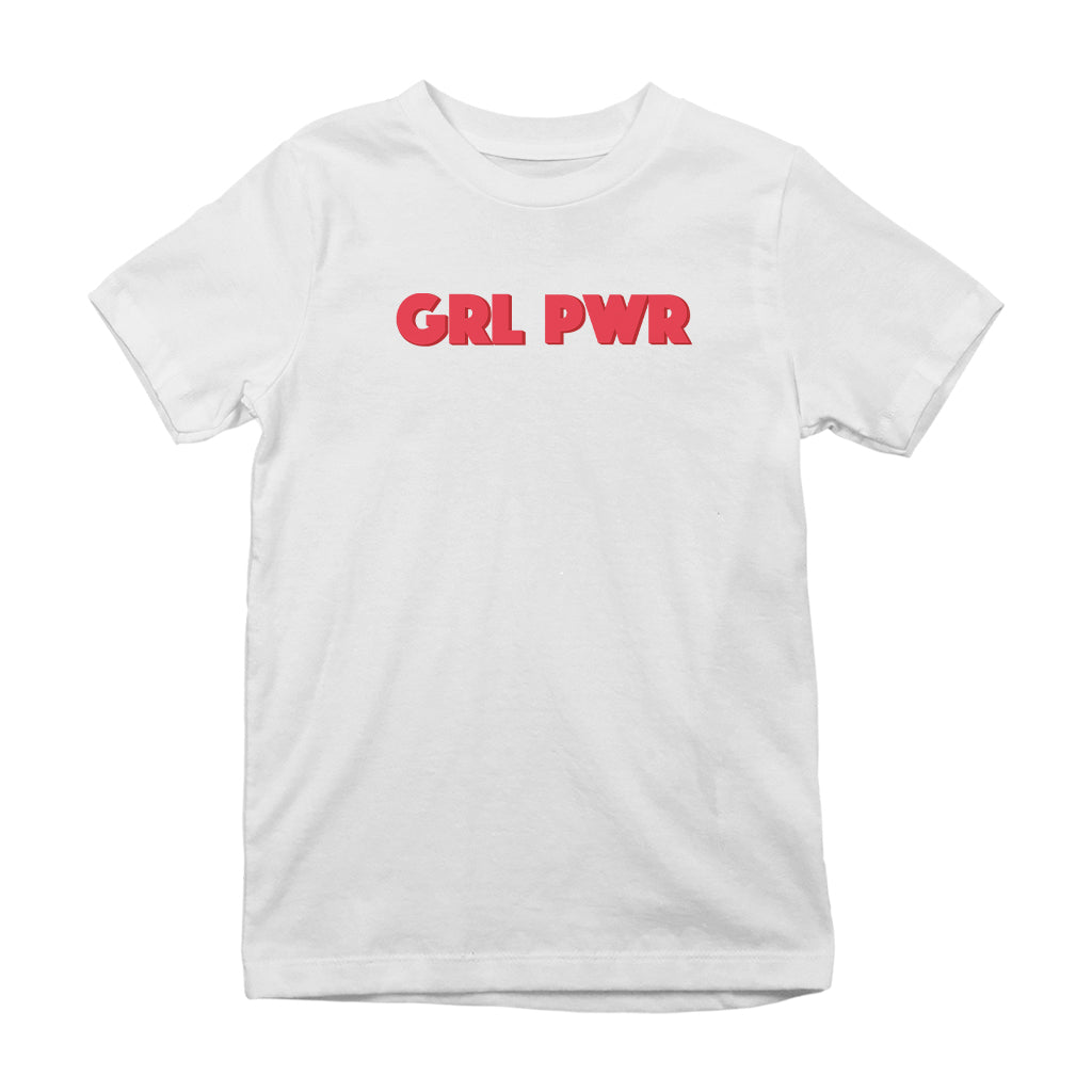 Betty Boop GRL PWR Red Bold Kids T-Shirt