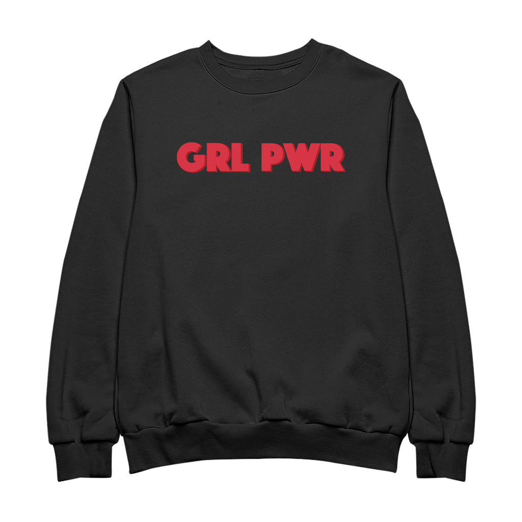 Betty Boop GRL PWR Red Bold Men's Sweatshirt