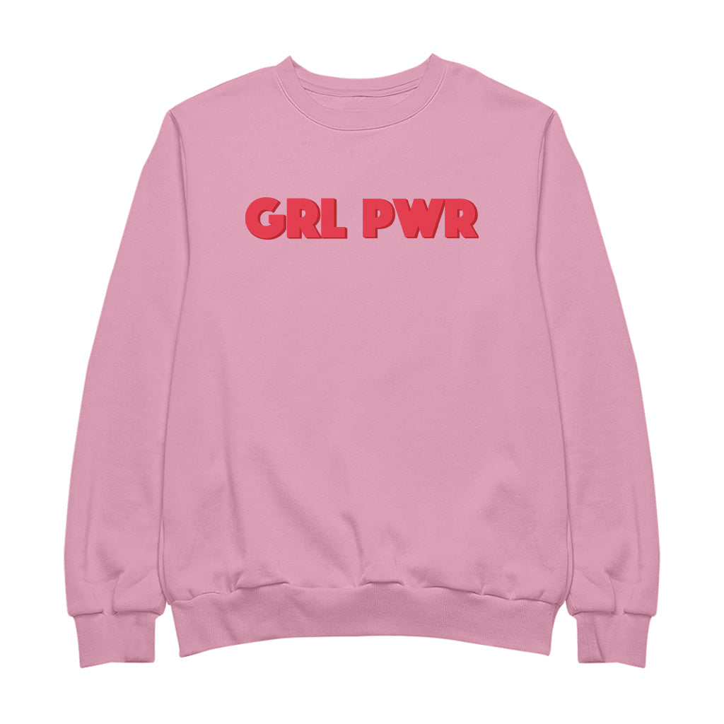 Betty Boop GRL PWR Red Bold Men's Sweatshirt