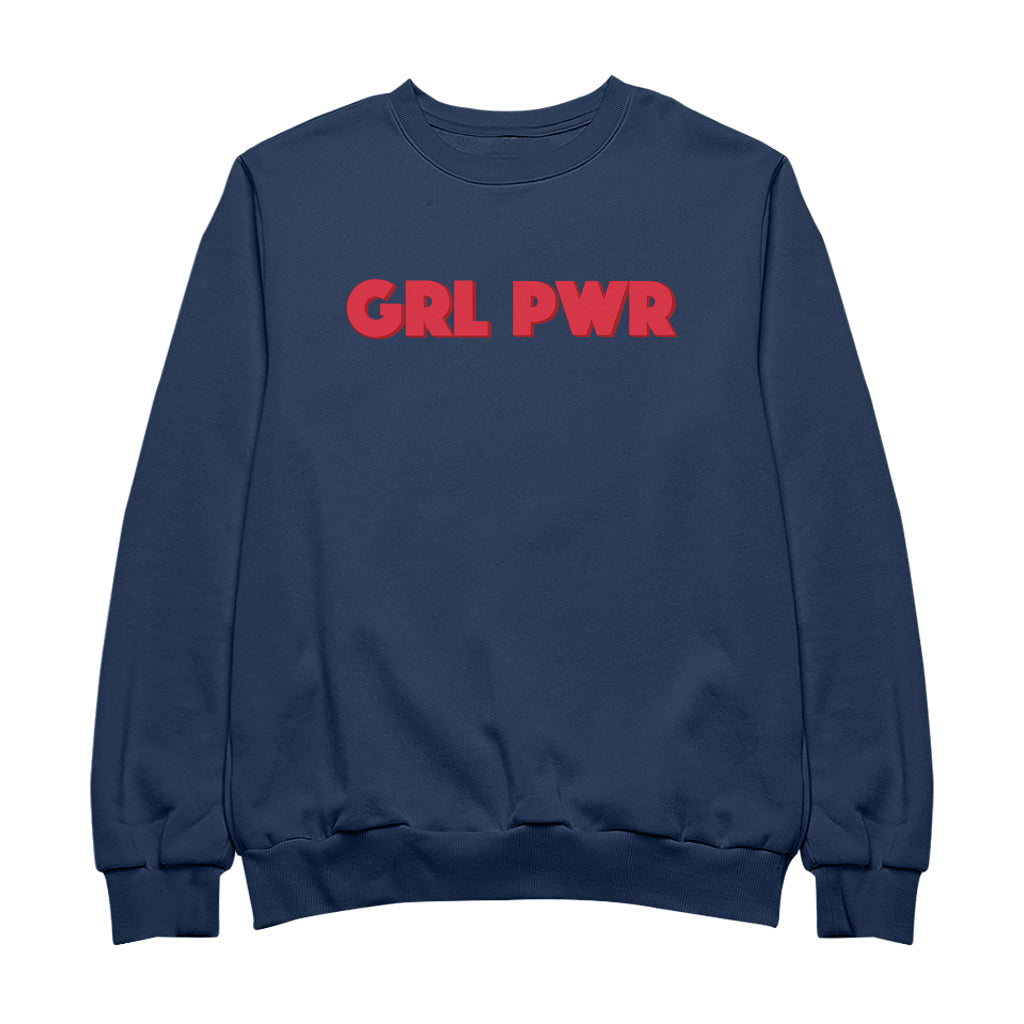 Betty Boop GRL PWR Red Bold Men's Sweatshirt