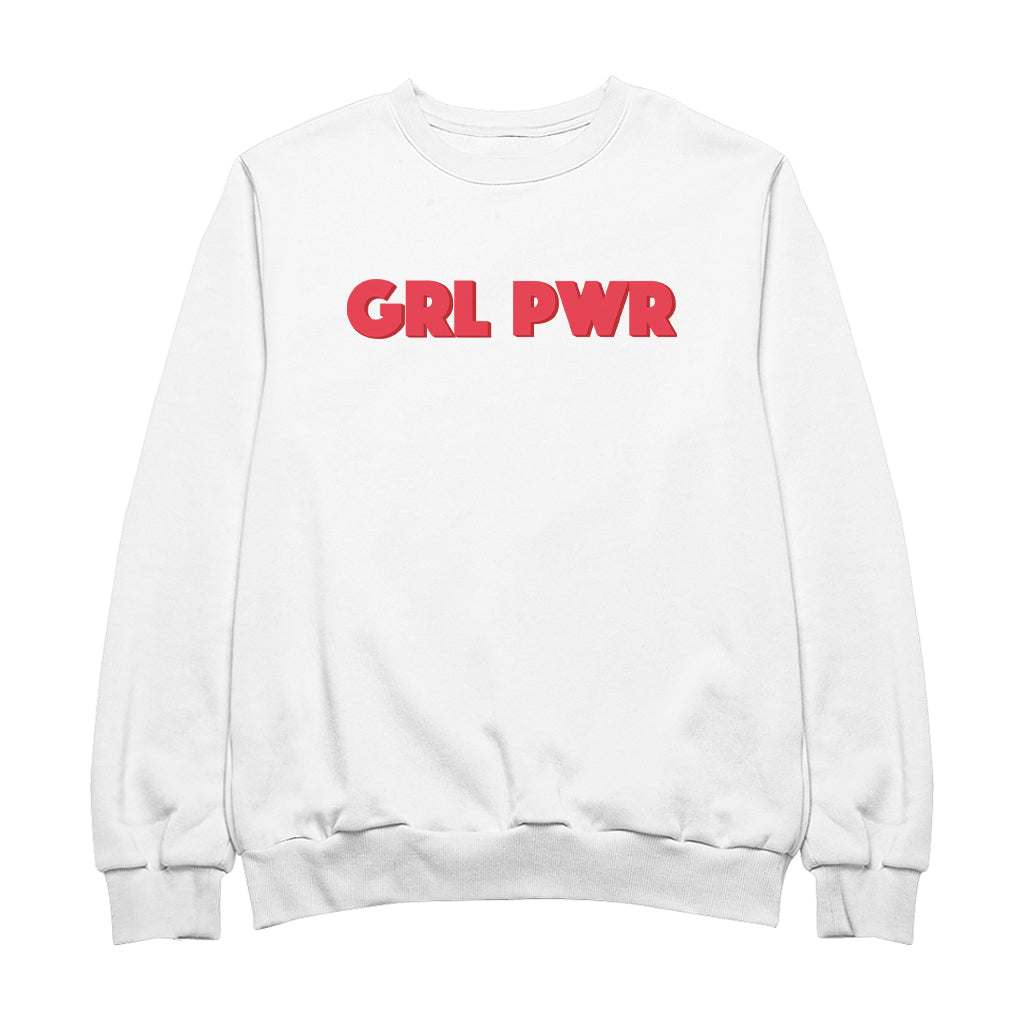 Betty Boop GRL PWR Red Bold Men's Sweatshirt