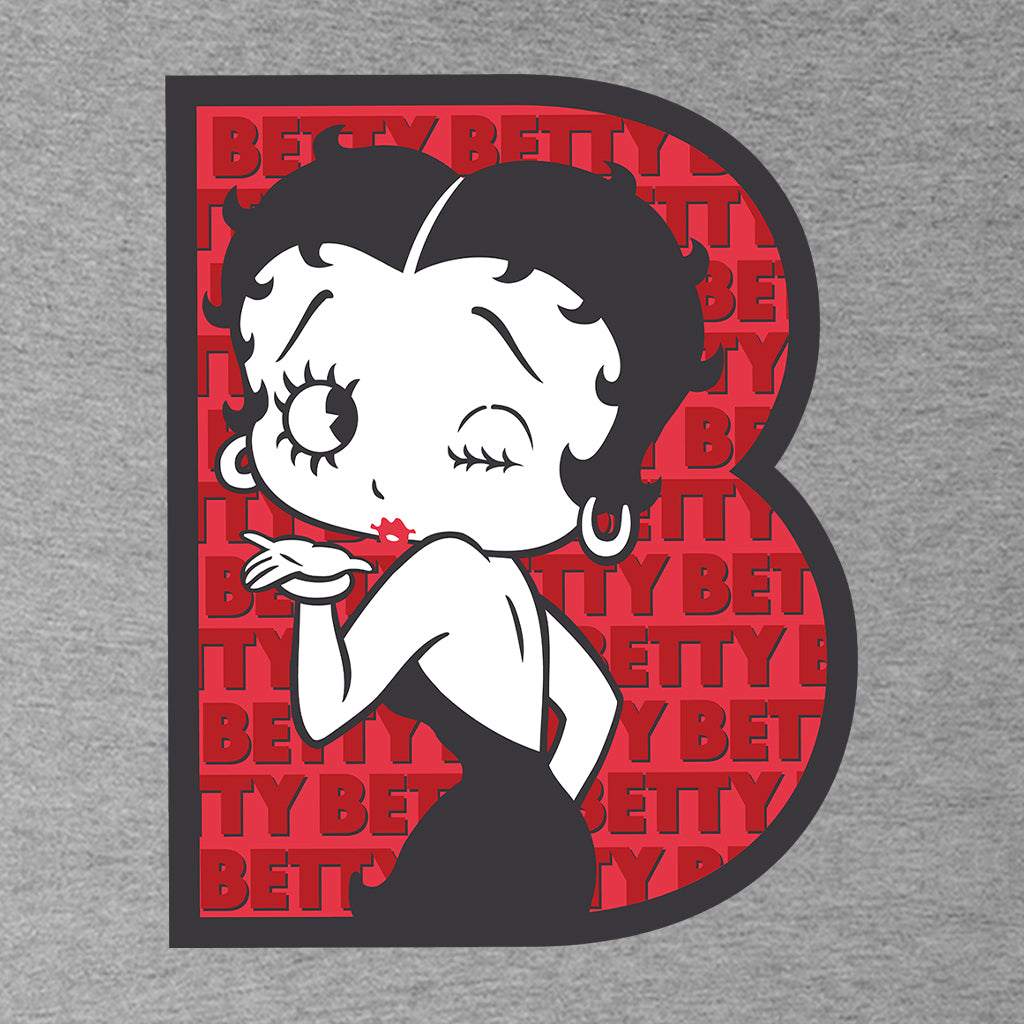 Betty Boop B Letter with Wink Kids T-Shirt